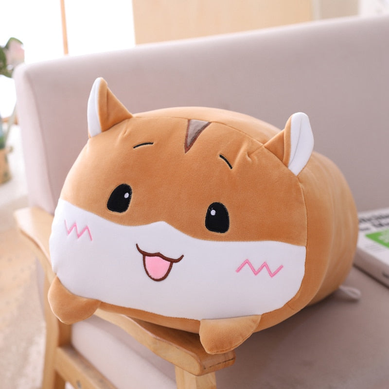 Soft Animal Cartoon Plush Pillow