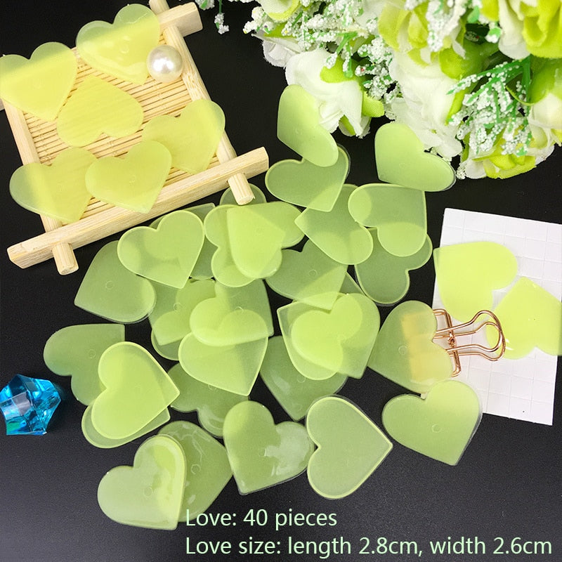 100pc 3D Glow Star Stickers