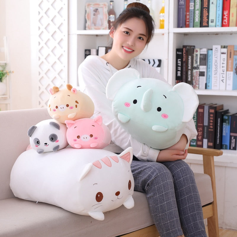 Soft Animal Cartoon Plush Pillow