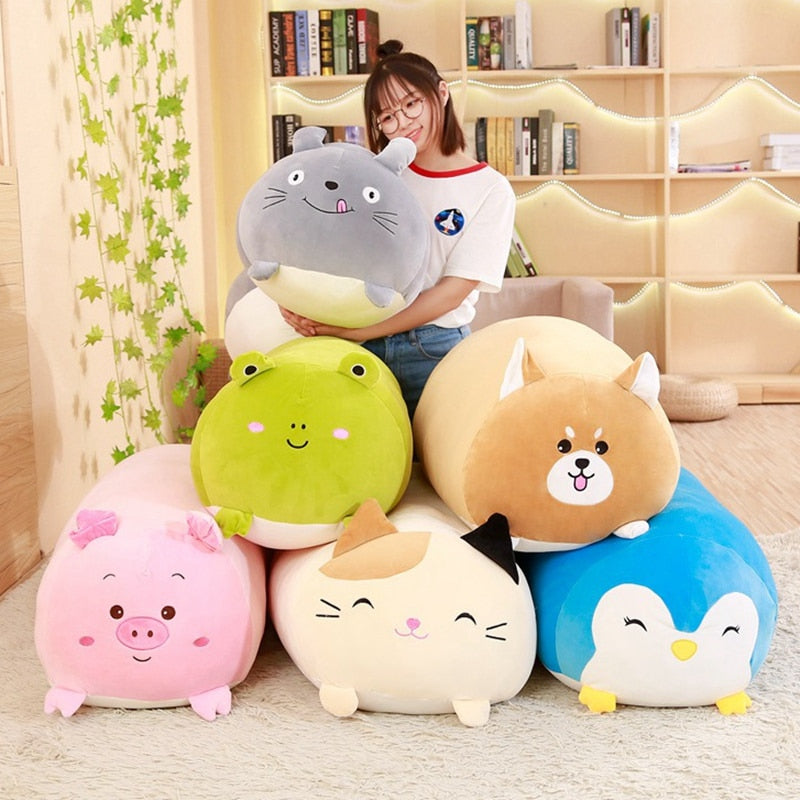 Soft Animal Cartoon Plush Pillow