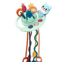 3 in 1 Pull String Teething Toy