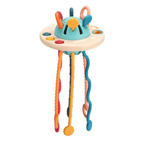 3 in 1 Pull String Teething Toy